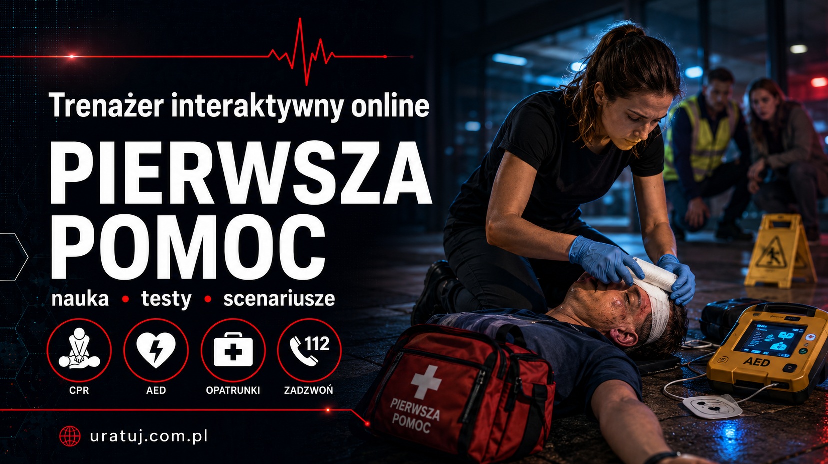 Szkolenie internetowe z pierwszej pomocy
