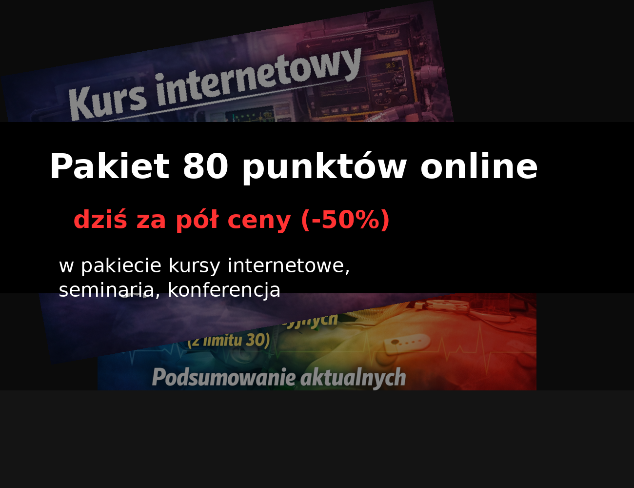 Extra rabaty na pakiety pełne 80 - Szkolenia dla ratowników medycznych