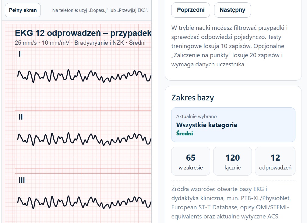 Szkolenie ustawiczne w zawodach medycznych - kurs internetowy EKG - obrazek 3