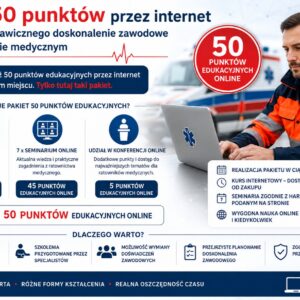 Pakiet 50 punktów online - ustawiczne doskonalenie zawodowe w ratownictwie medycznym