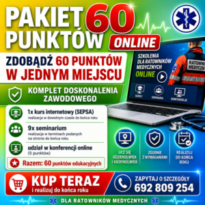 Pakiet 60 punktów online - ustawiczne doskonalenie zawodowe w ratownictwie medycznym