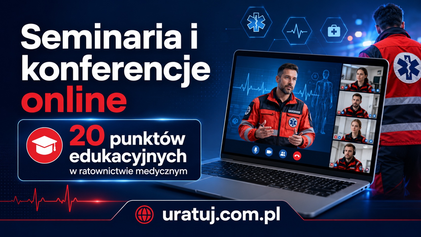 Ustawiczne doskonalenie zawodowe ratowników medycznych - pakiet 20 punktów edukacyjnych