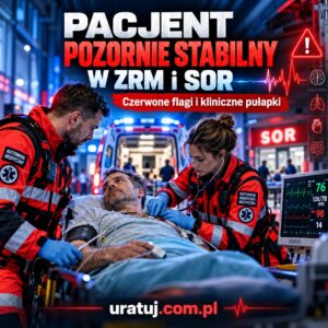 Pacjent pozornie stabilny w ZRM i SOR – czerwone flagi i kliniczne pułapki - Doskonalenie ustawiczne w zawodach medycznych - kurs internetowy